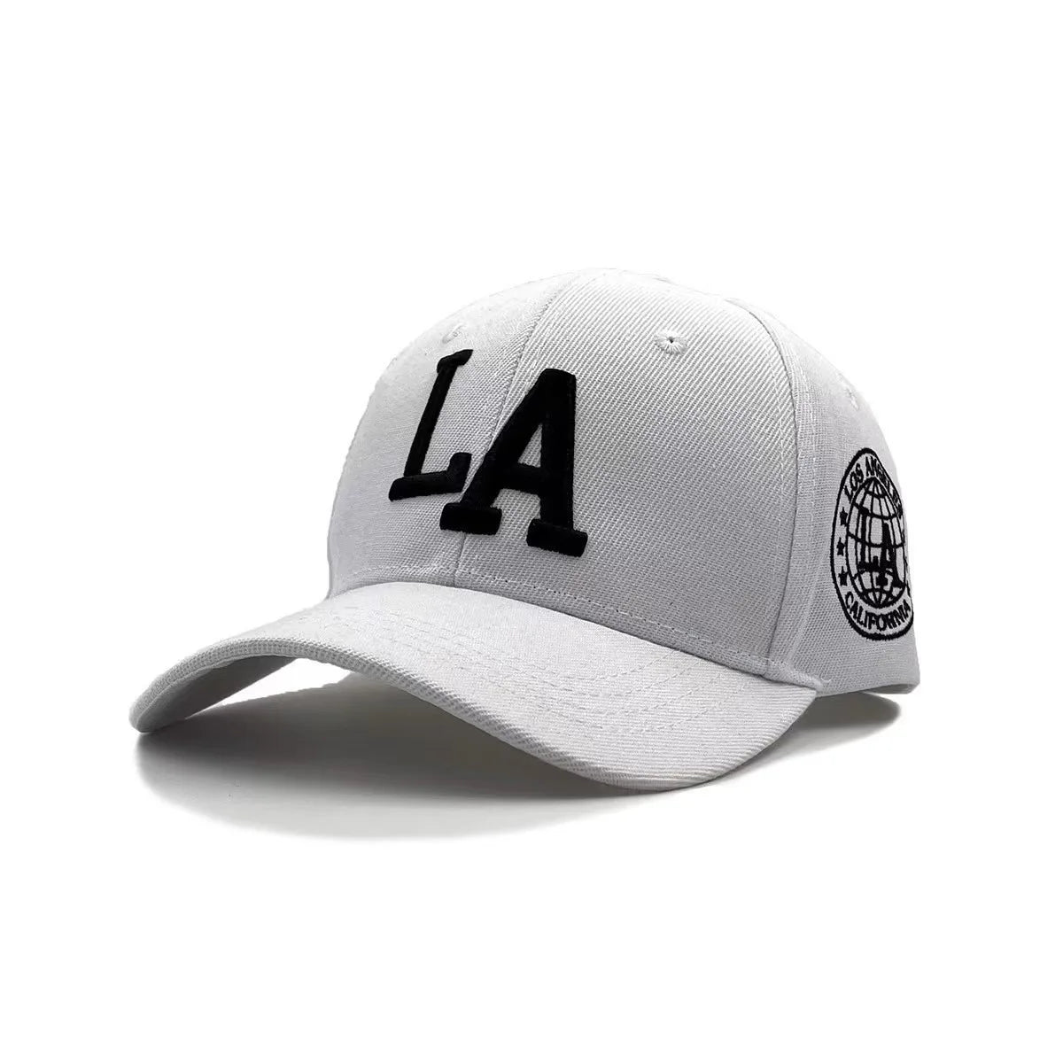Unisex LA Letter Embroidery Baseball Caps Sunscreen Hat