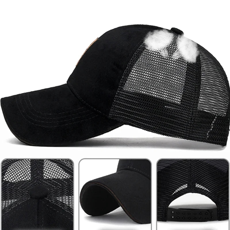 Women Men Summer Breathable Net Mesh Golf Baseball Cap