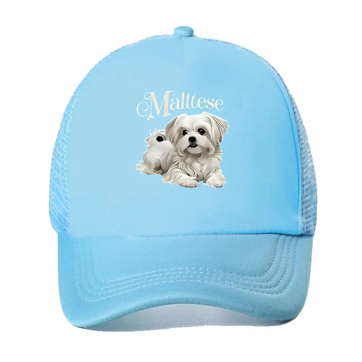 Maltese Dog Pattern Printed - A Hat for Pet Lovers Baseball Cap