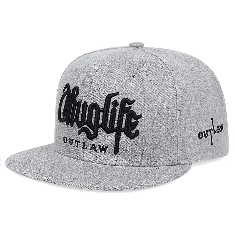 Fashion Fastball CAP ThugLife Embroidery HipHop Baseball Cap Snapback Hat