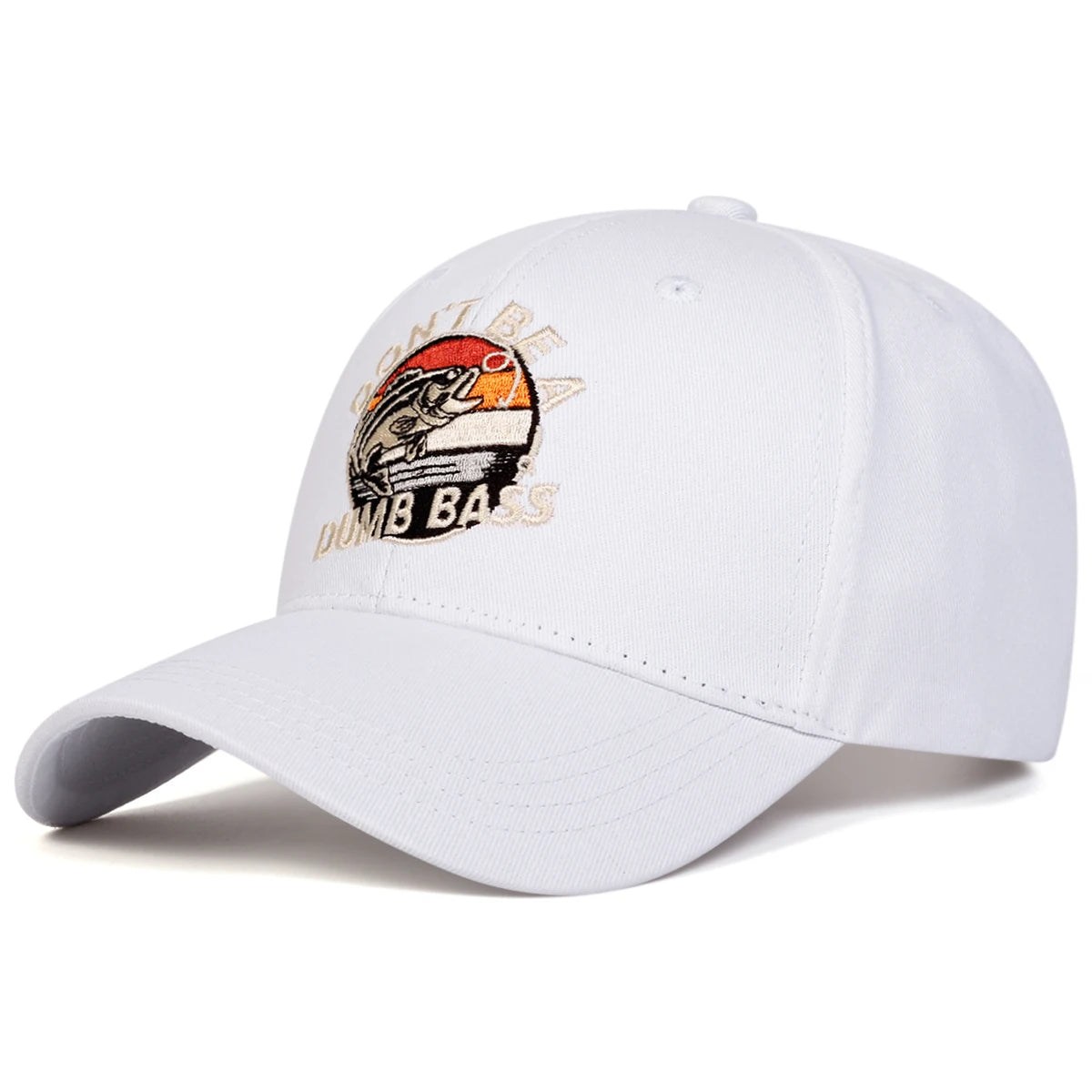 Unisex DUMB BASS Embroidery Baseball Caps