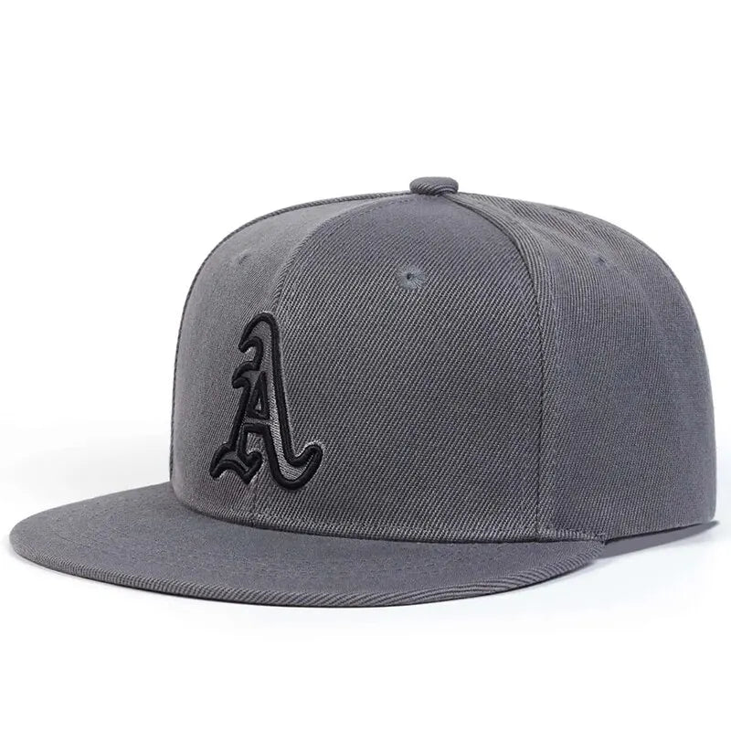 Unisex Gothic Alphabet Embroidery Hip-Hop Hats Baseball Caps Sunscreen Hat Snapback Caps