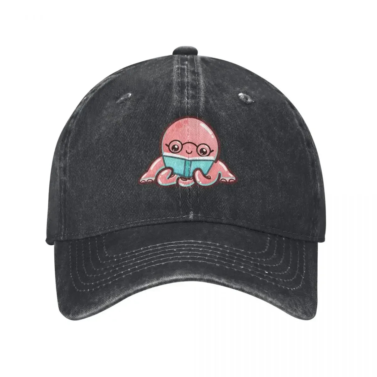 Reading Octopus Baseball Cap