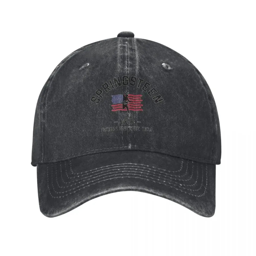 Vintage Bruce USA Springsteen Baseball Caps
