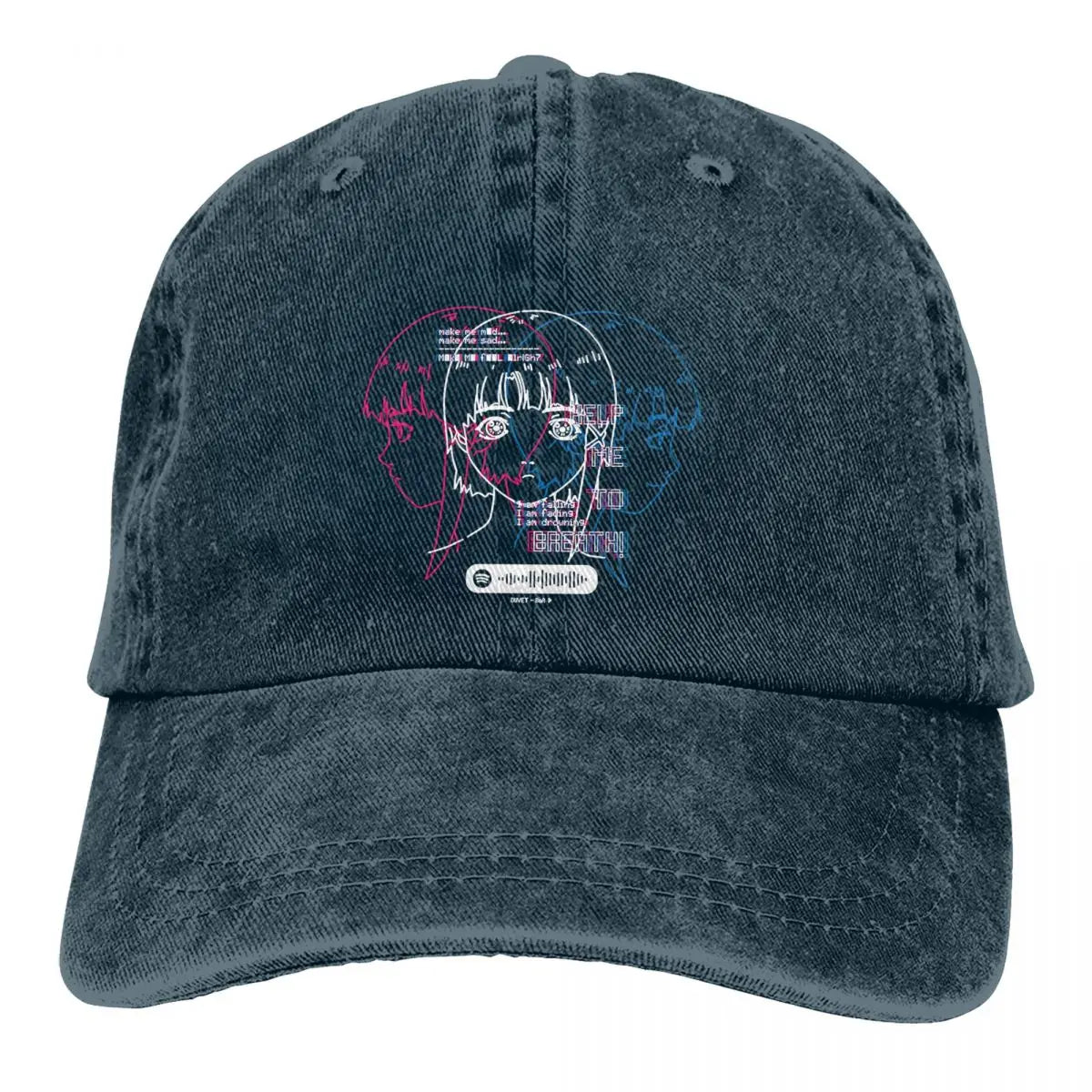 Serial Experiments Lain Anime Multicolor Hat Baseball Hat