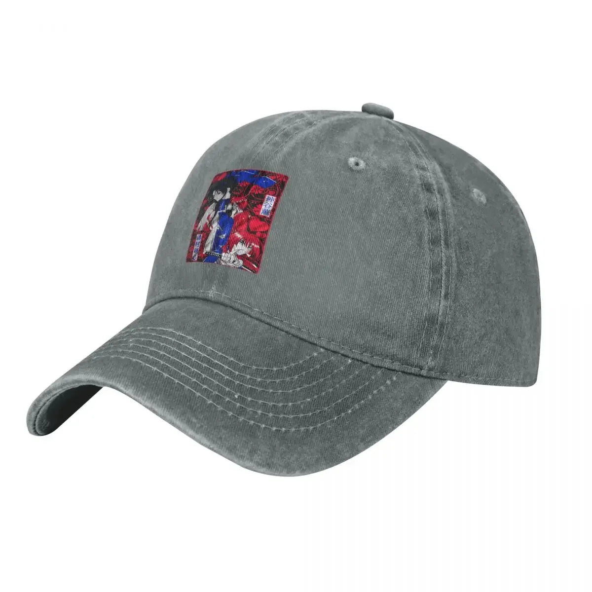 Samurai, Kenshin Himura, Cosplay Demin Cap Baseball Cap