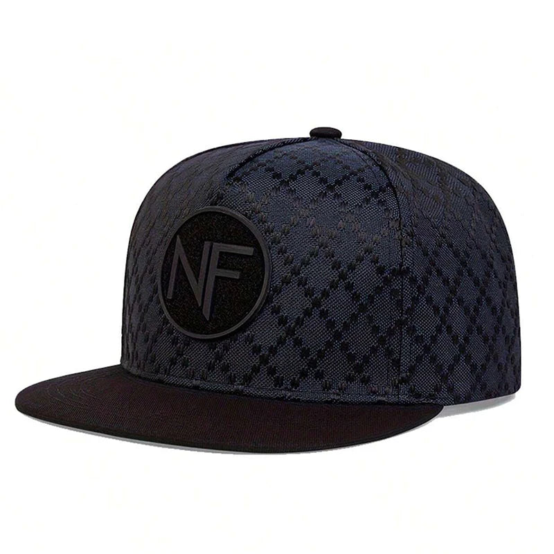 Men's Fashion NF Letter Embroidered Snapback Cap