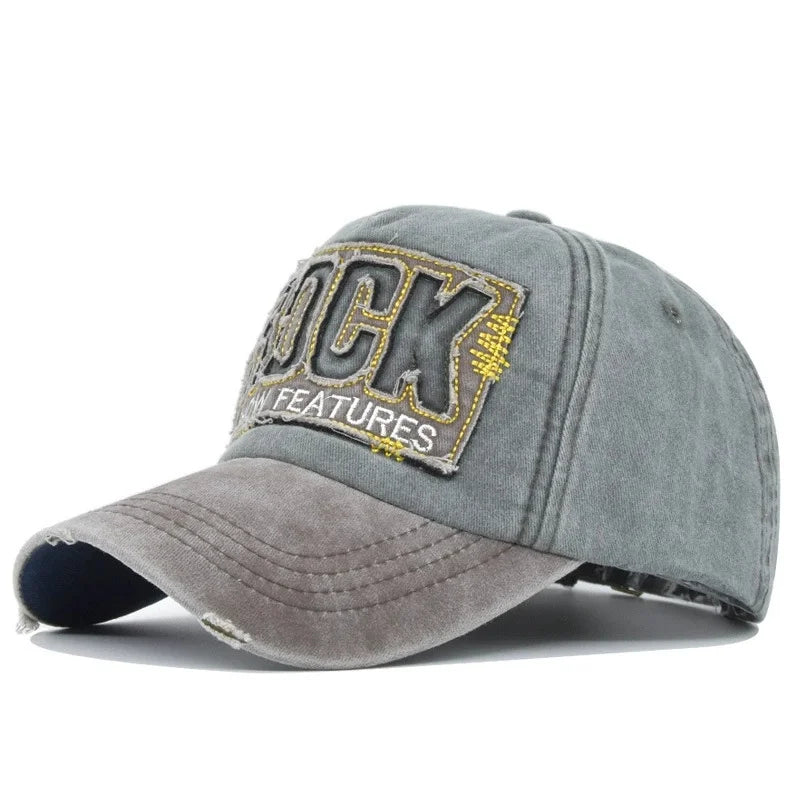 Version Of The New Washed Letter Spring And Autumn Cap