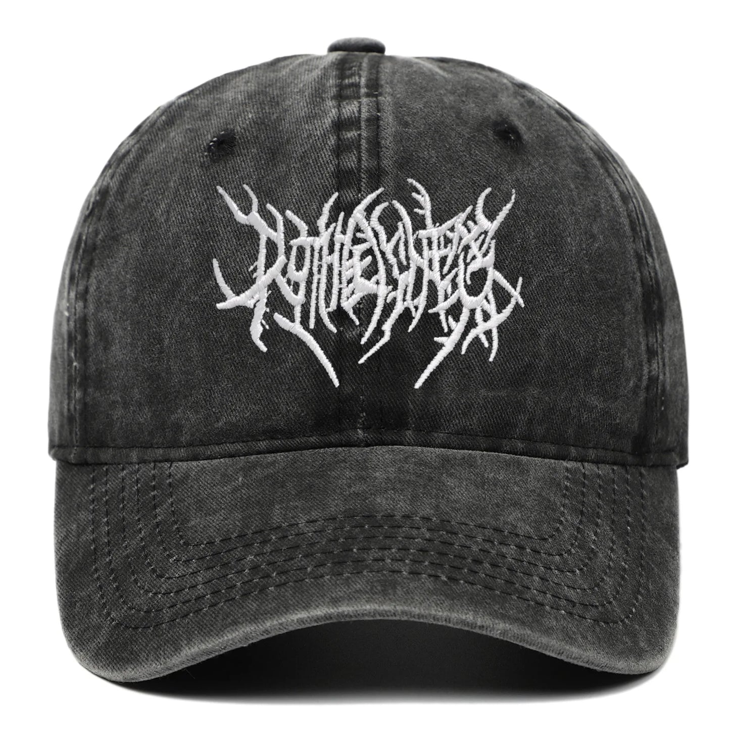 Visors Embroidery Baseball Caps Adjustable Gothic Faded Cap Hip-hop Sunscreen Hats