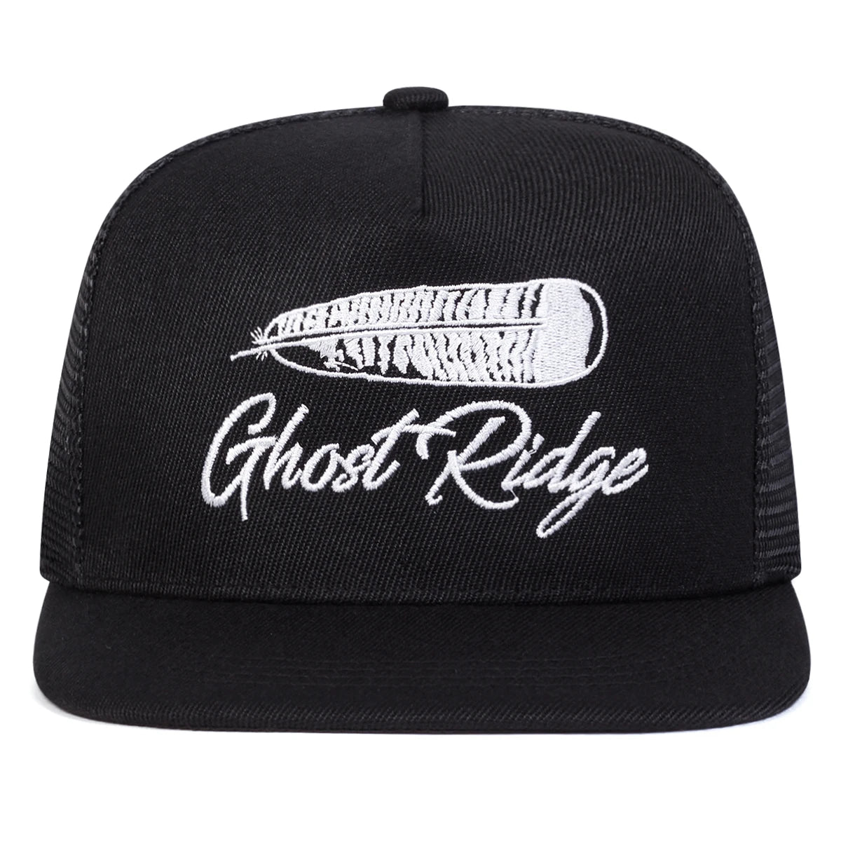Unisex GHOST RIDGE Letter Embroidery Hip-hop Net Hats Snapback Caps
