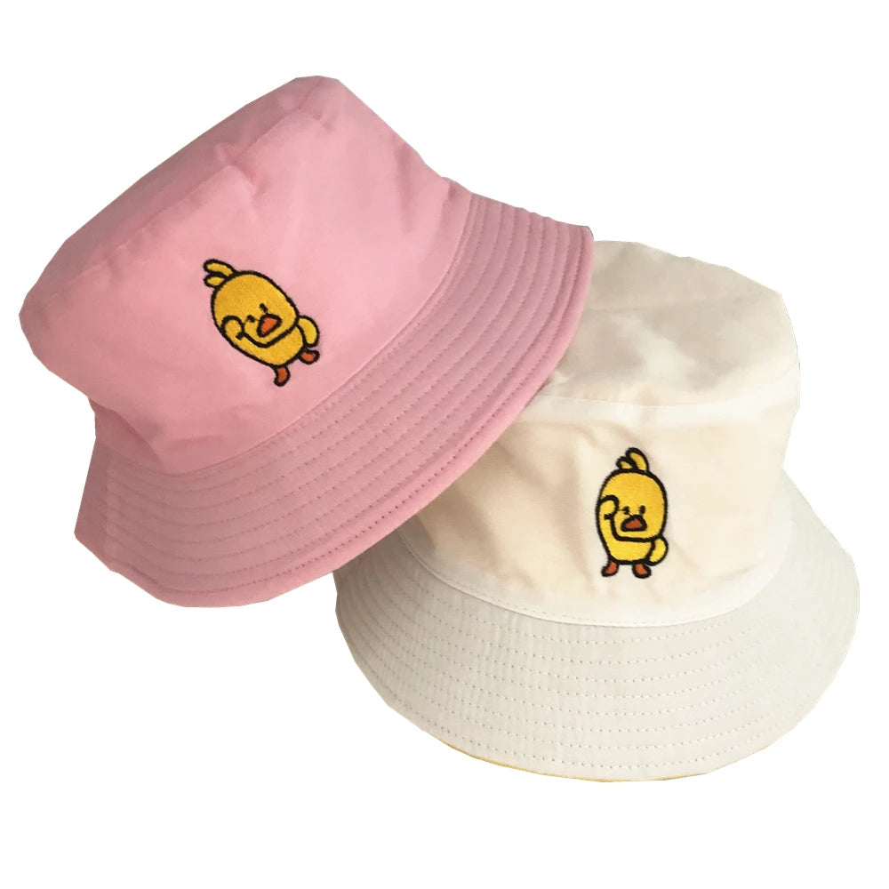 Summer Sun Reversible Duck Bucket Hat
