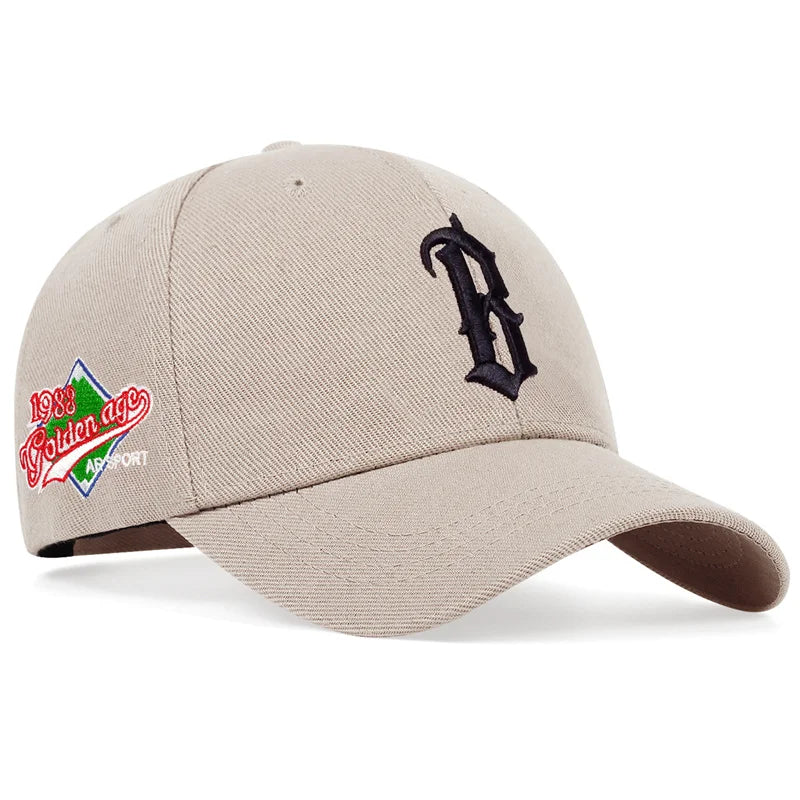 Unisex Letter B Side 1988 Embroidery Baseball Cap