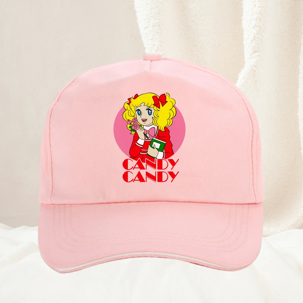 90s Kawaii Candy Candy Anime Summer Baseball Cap