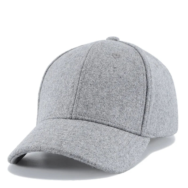 Autumn winter warm baseball cap