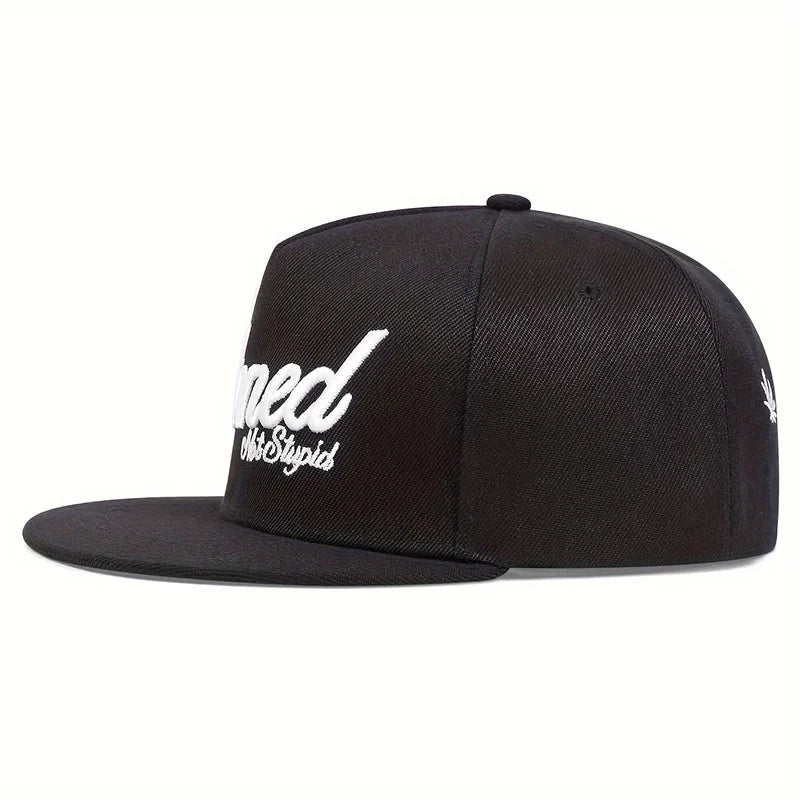 Unisex Stoned Letter Embroidery Hip-Hop Hats Baseball Caps Snapback Caps