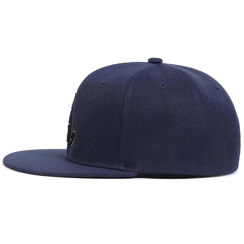 Unisex Gothic Alphabet Embroidery Hip-Hop Hats Baseball Caps Sunscreen Hat Snapback Caps