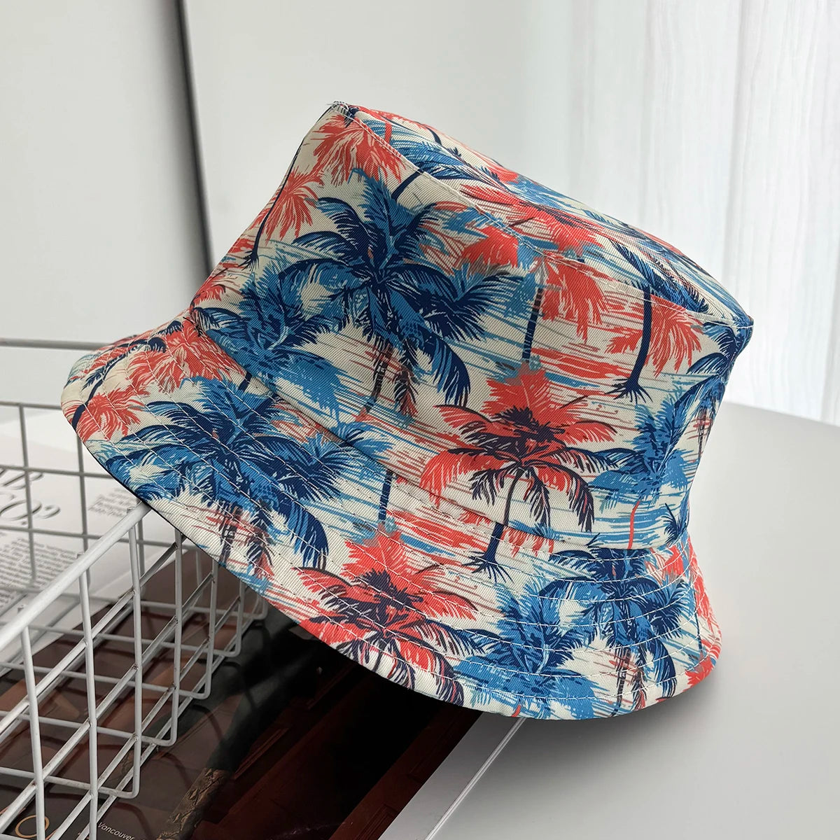 Cartoon Duck Bucket Hat Cool Cute Pattern Fisherman Hats Yellow Duck Printing Panama Cap For Men Women