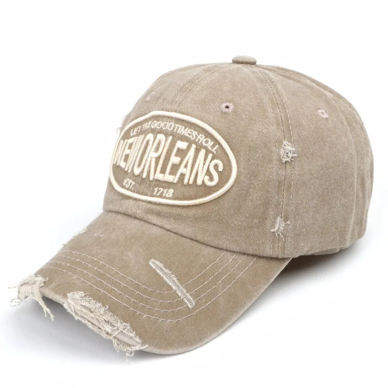 Unisex Washed Cotton Baseball Cap