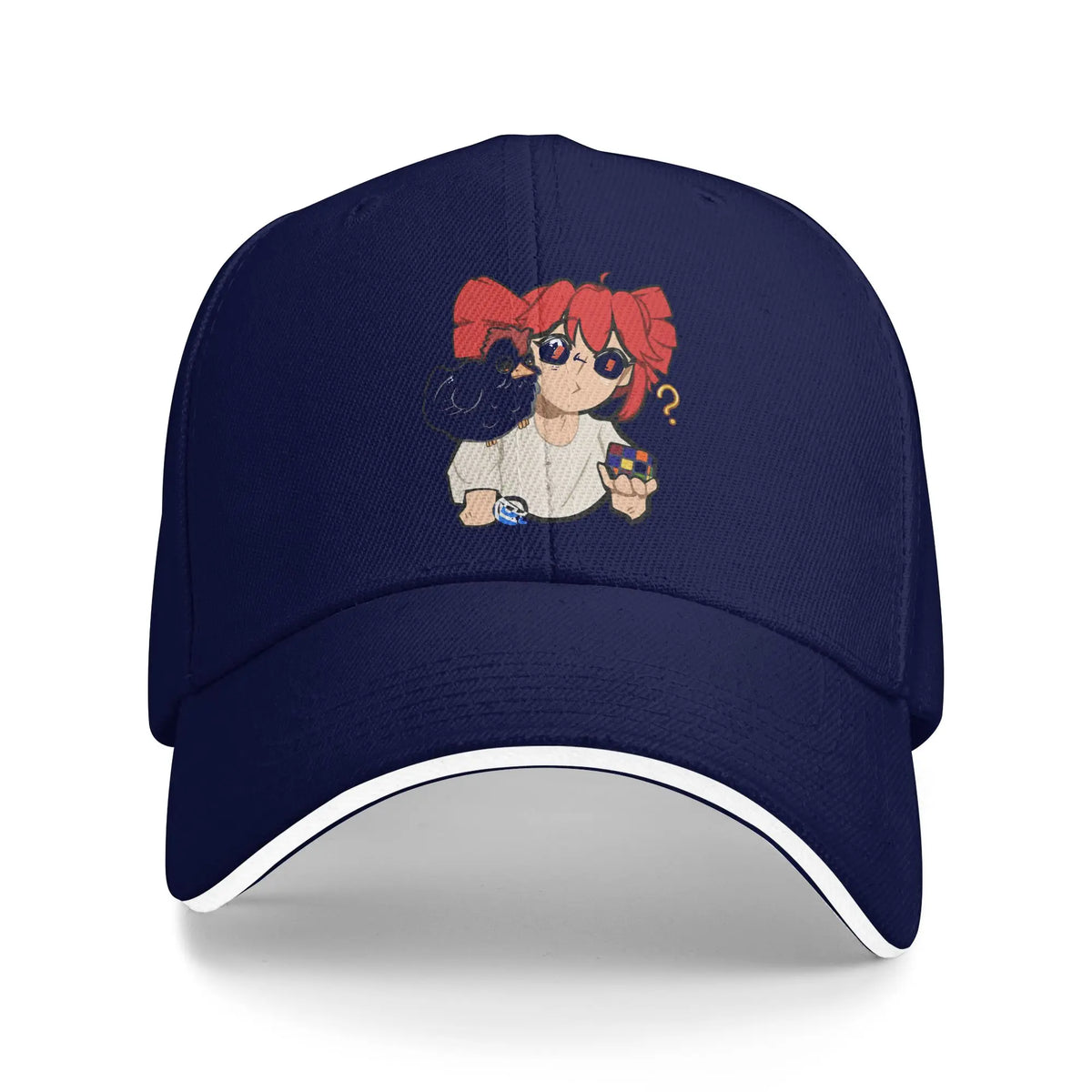 Kasane Teto Chicken Rubik Cube Baseball Cap