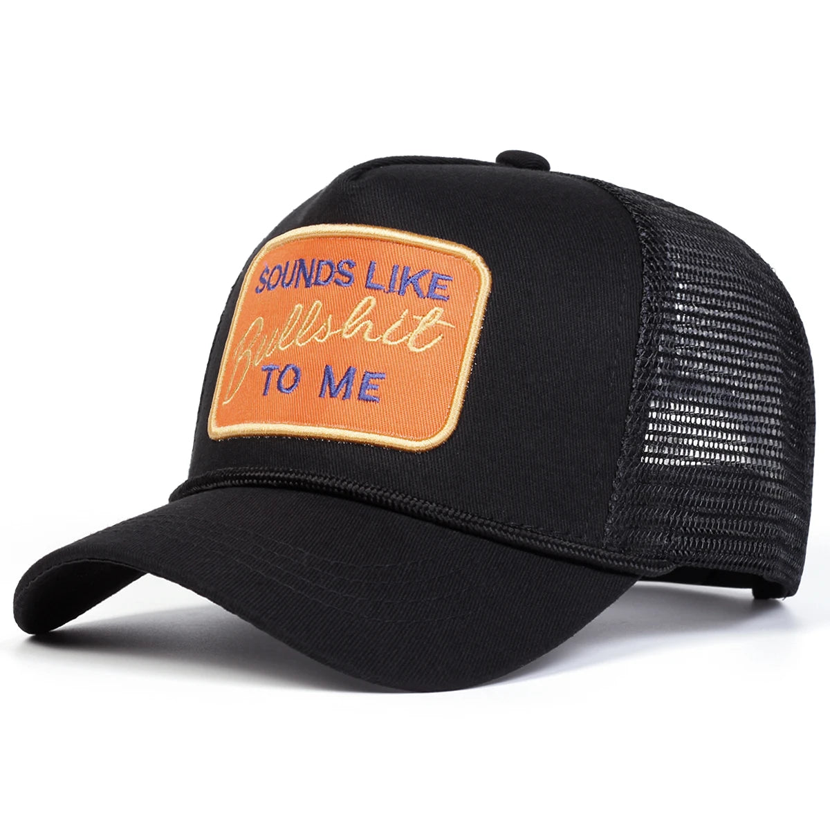 Unisex Letter Embroidery Baseball Net Caps