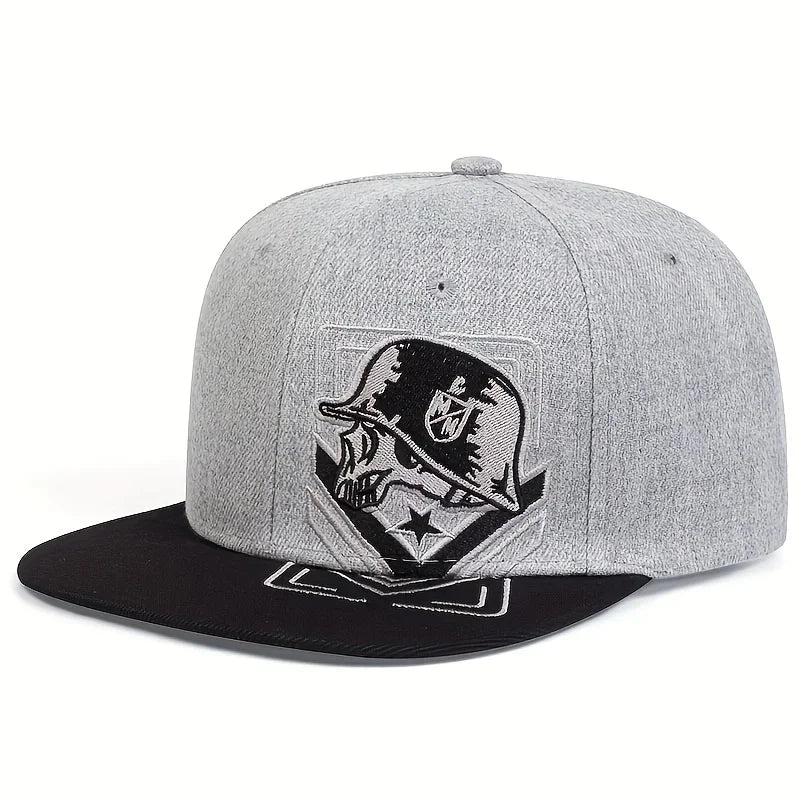 Unisex Skeleton Embroidery Baseball Cap