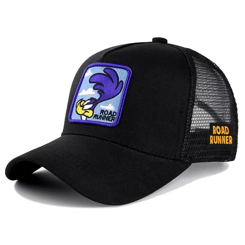 2New High Quality Brand Anime Cartoon Snapback Cotton Baseball Cap Men Women