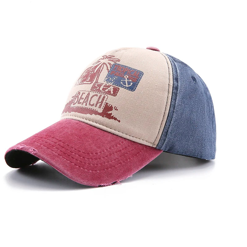 American Washed Cotton Baseball Caps Spring