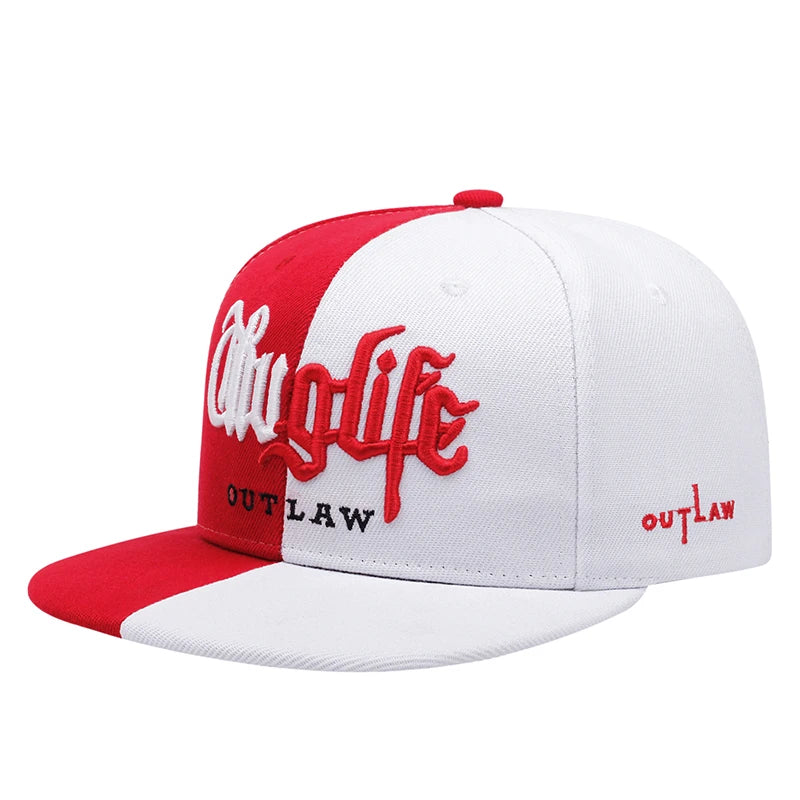 2025 Fashion Fastball CAP Thug Life Embroidery Hip Hop Baseball Cap Snapback Hat