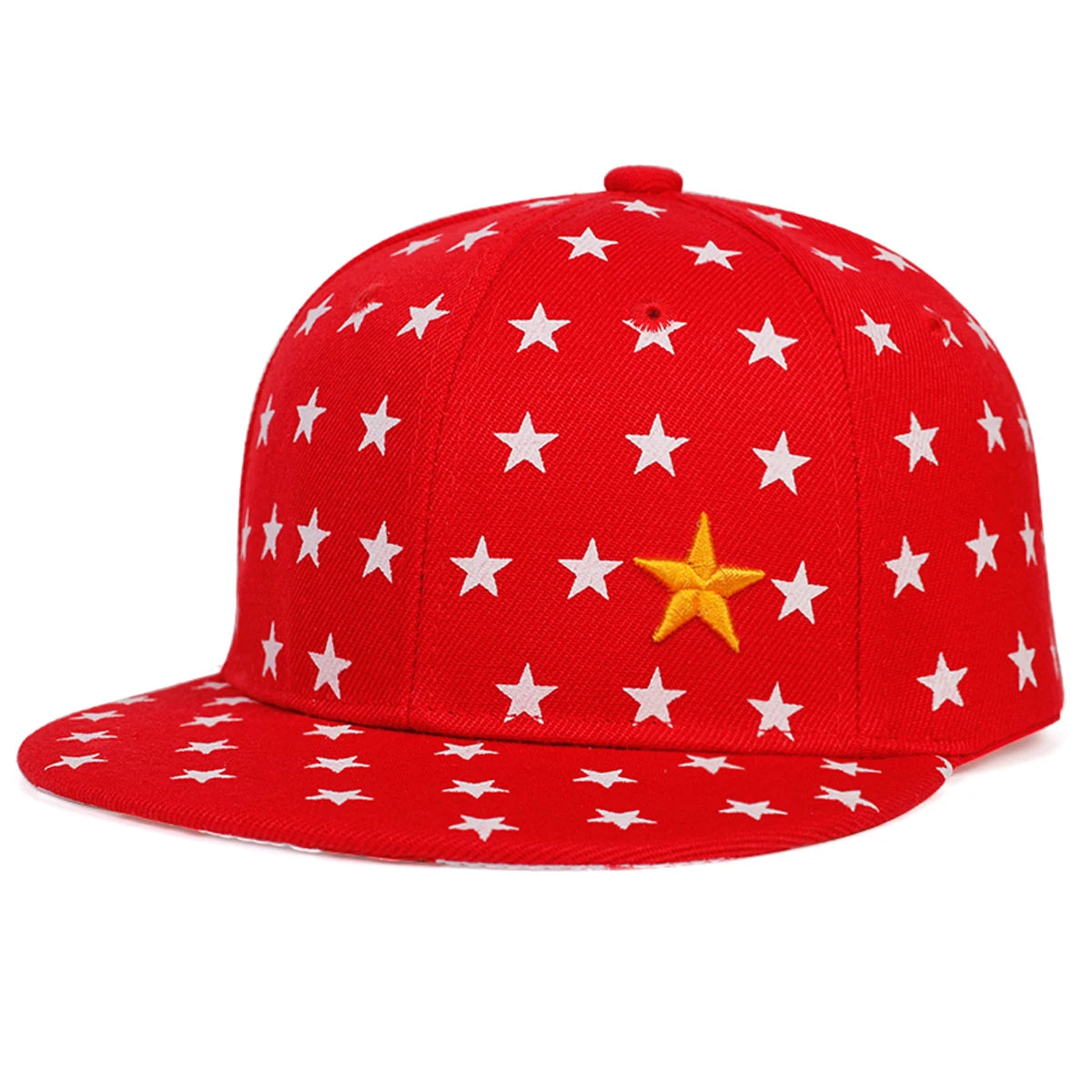 Children Five Pointed Star Embroidery Baseball Caps