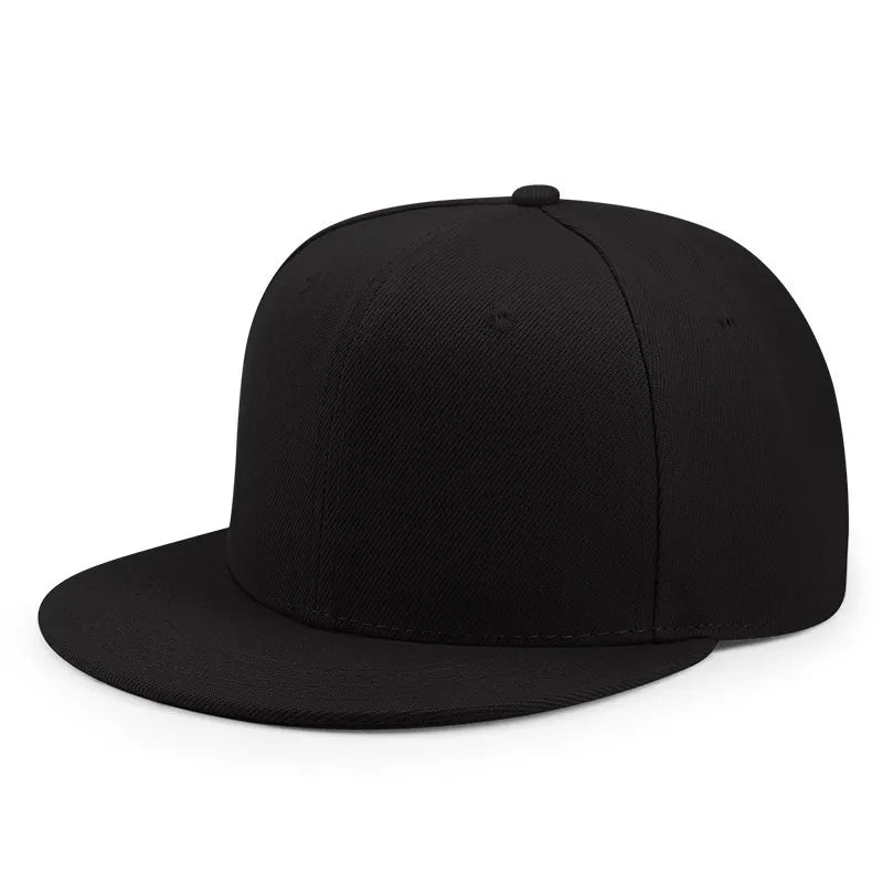 Wholesale Adult Blank Snapback Cap Hip Hop Hat For Men Women