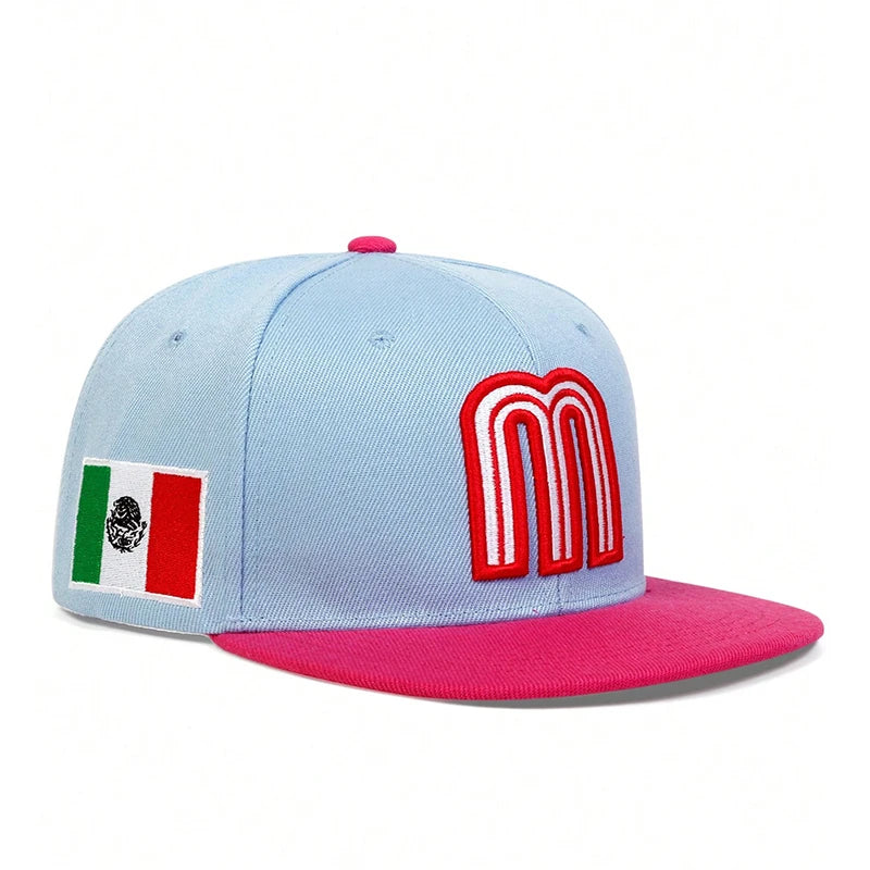 Unisex Simple Letter M Embroidery Hip-hop Hats Snapback Caps Baseball Caps
