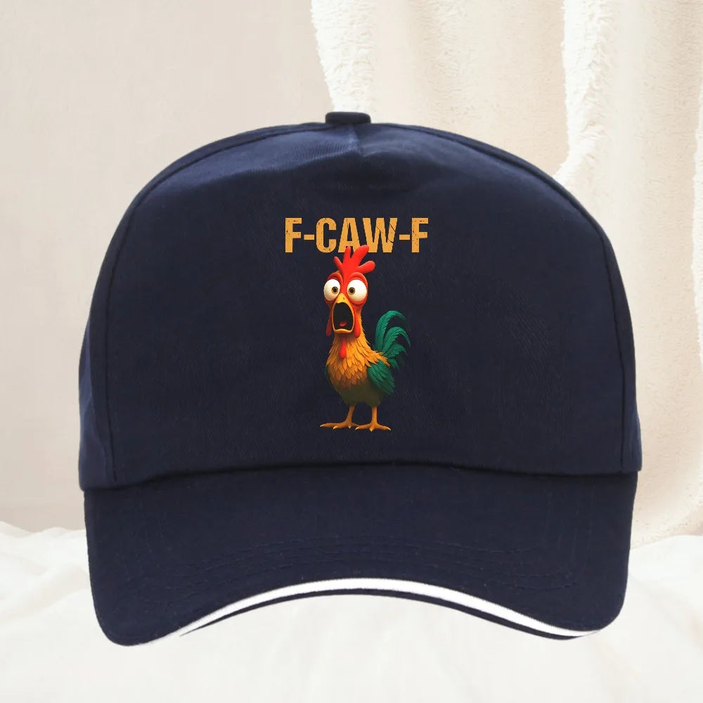 Funny Summer F Caw F Chicken Harajuku New Baseball Cap