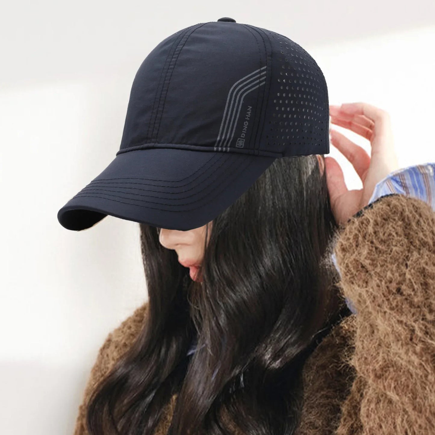 Fashion Solid Baseball Caps for Men breathable Mesh