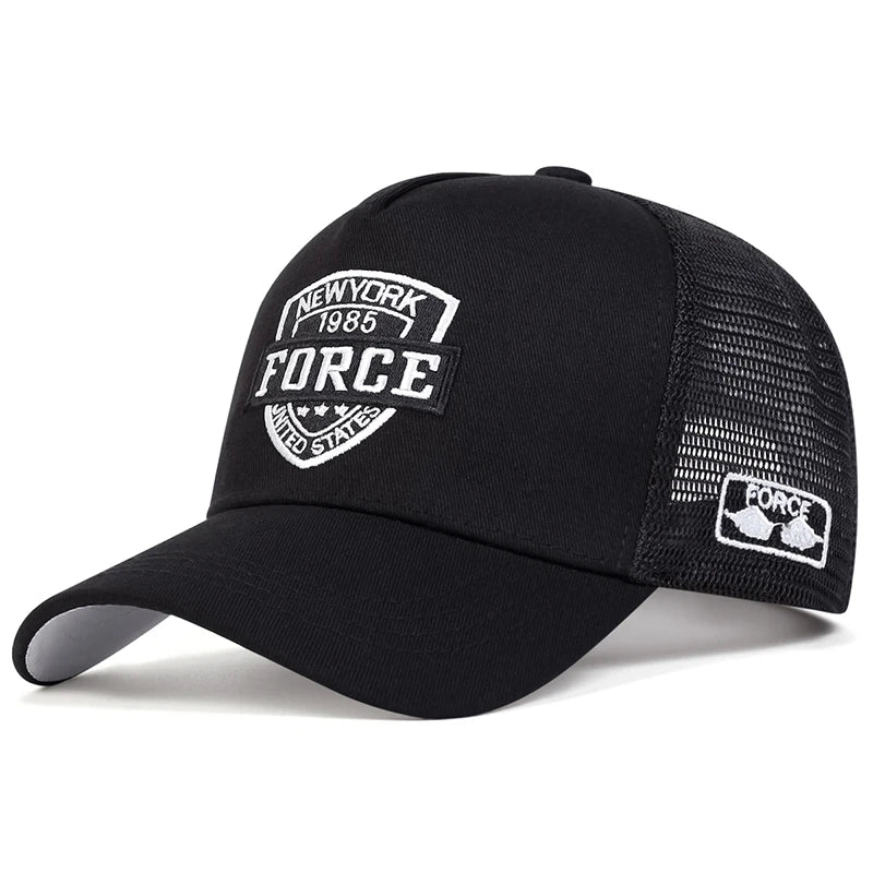 Fashion Letter Baseball Cap Women Men Breathable