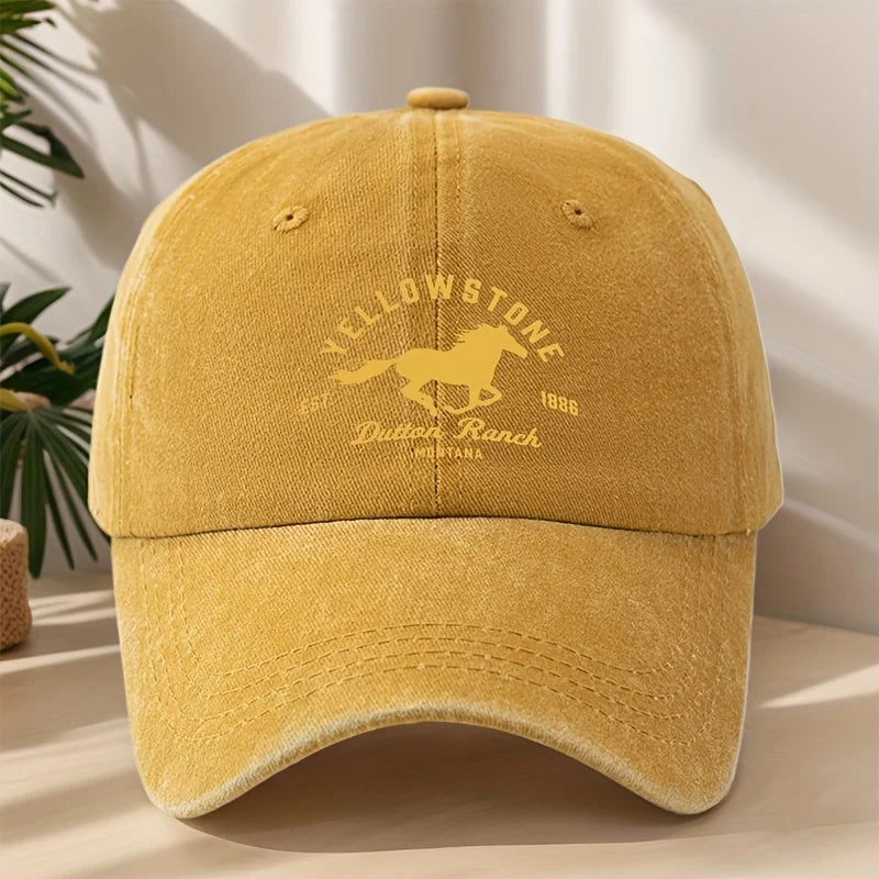 Yellowstone Horse Print Baseball Cap