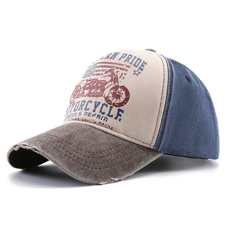 American Washed Cotton Baseball Caps Spring