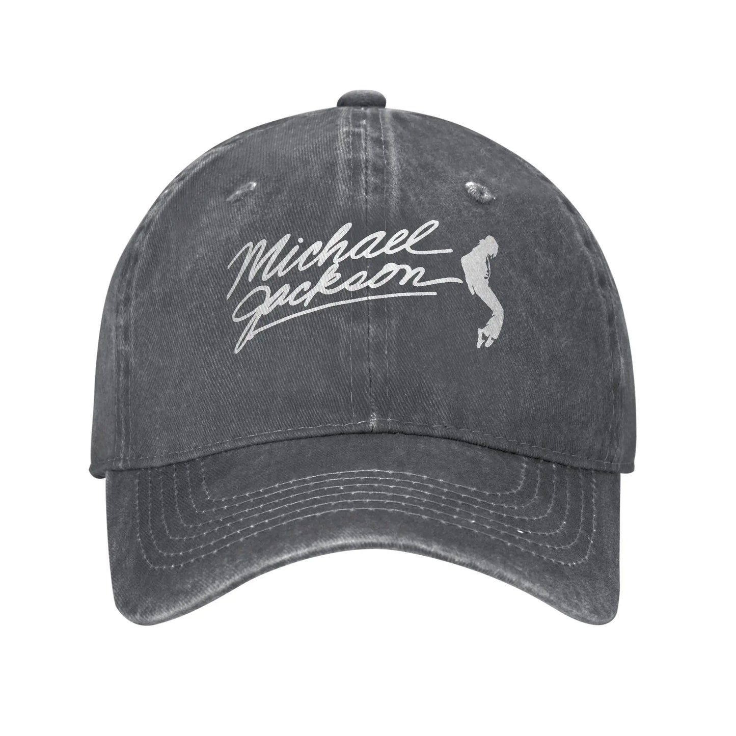 Washed Baseball Cap MJ Bad Album Summer