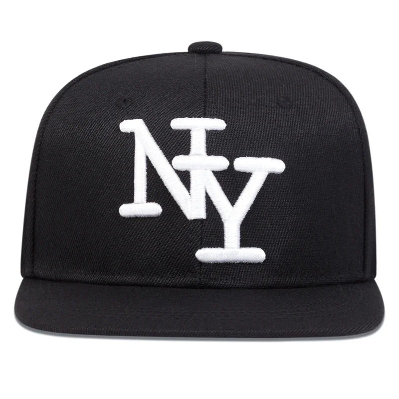 Unisex Letter Embroidery Hip-hop Hats Snapback Caps