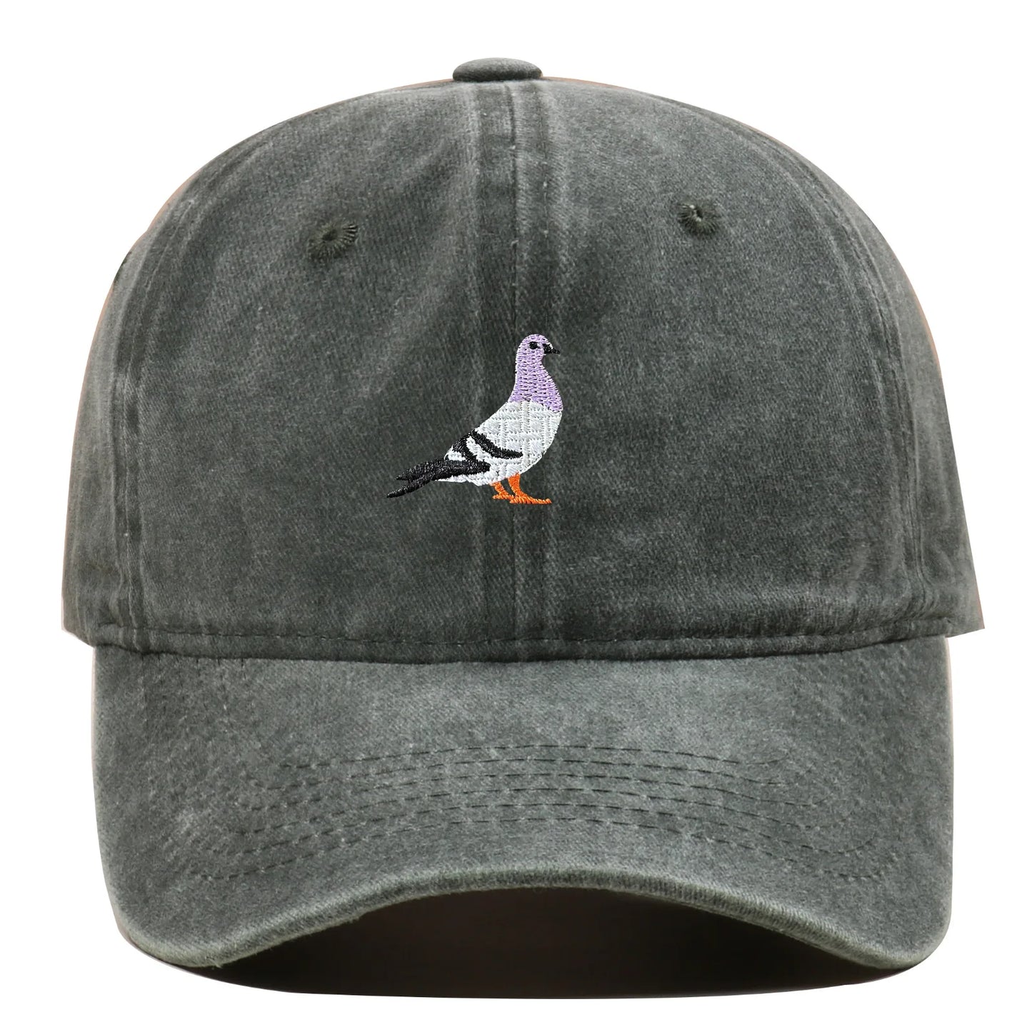 Baseball Cap Suitable For All Seasons, Pigeon Embroidery Pattern, Men's And Women's Daily Casual Fashion