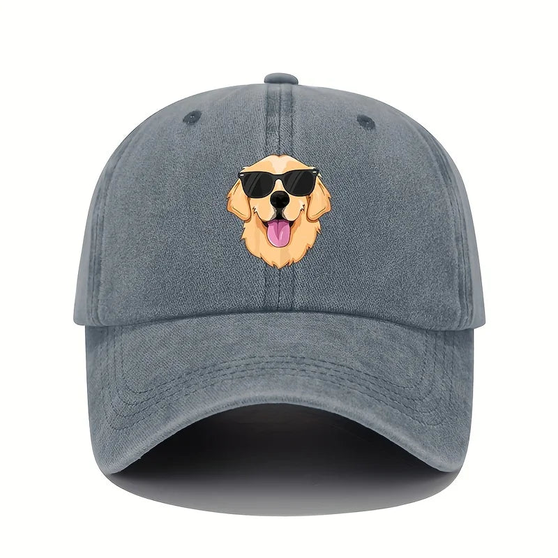 Fun Dog Print Baseball Cap