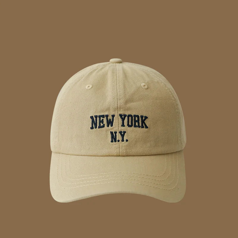 Soft Cotton Letters Baseball Cap For Women Men
