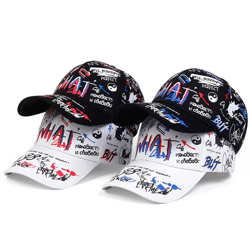 Colorful Graffiti Hip-hop Baseball Cap