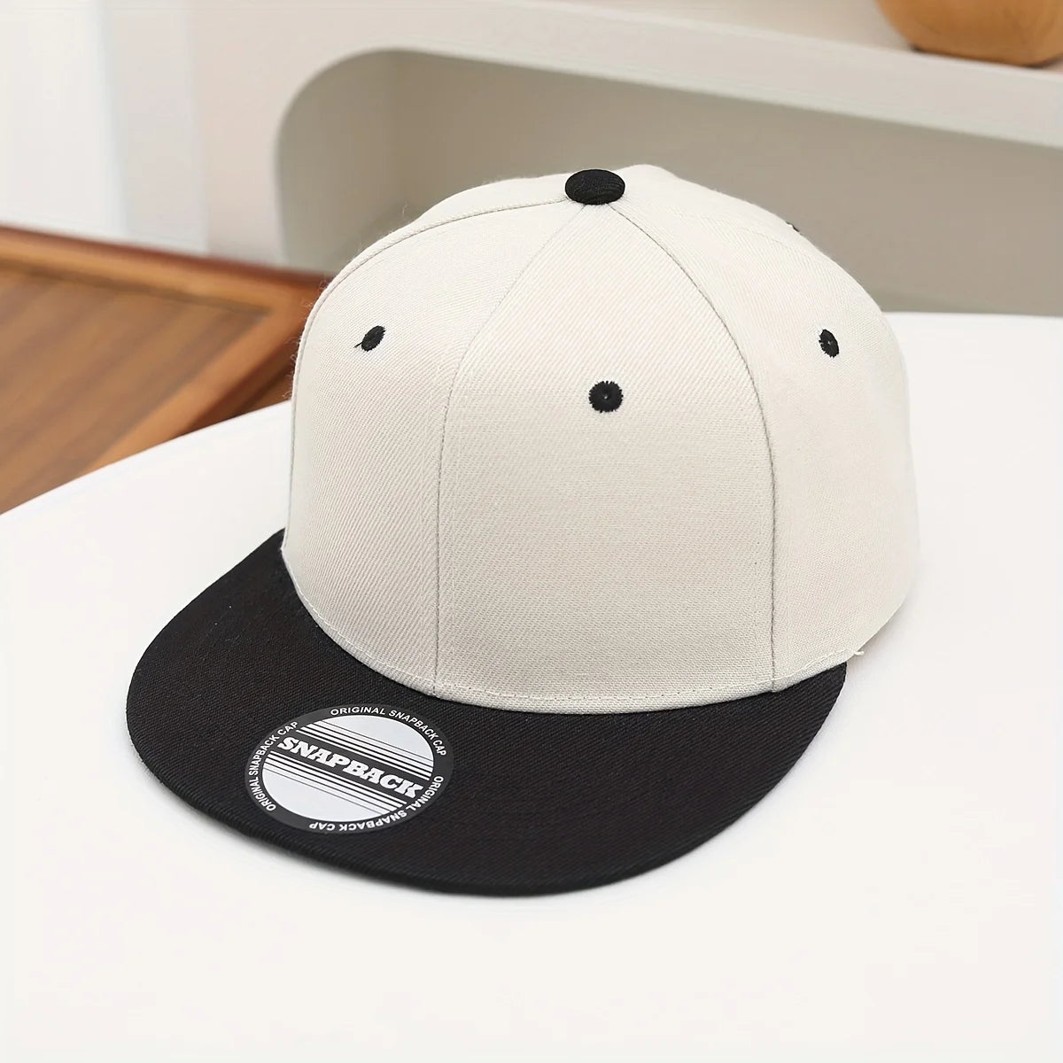 Unisex Flat Brim Snapback Hat For Men Women