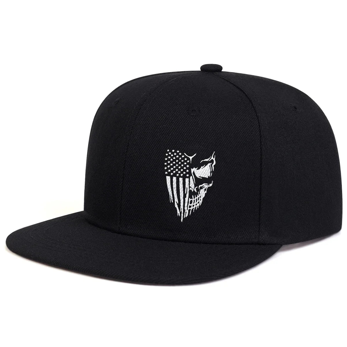 Unisex Ghost Head Skull Printed Hip-hop Hats