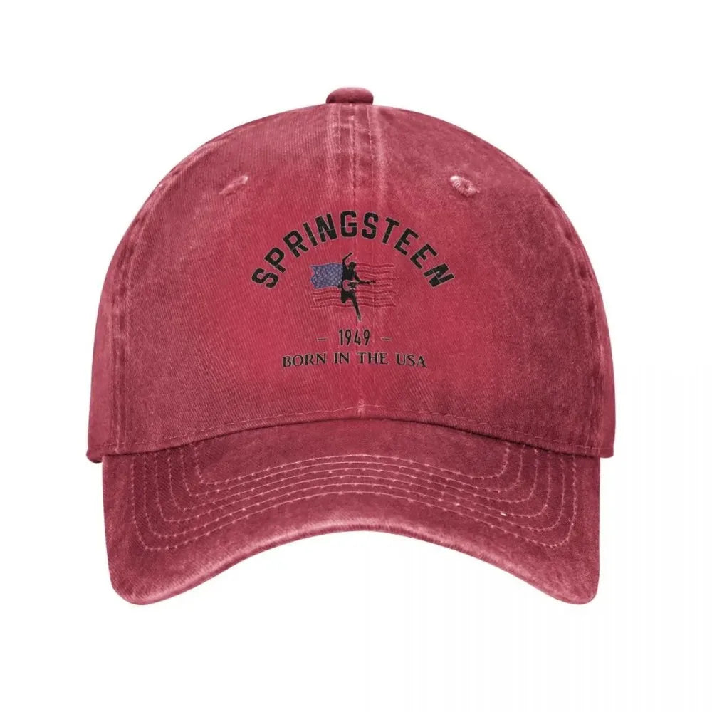 Vintage Bruce USA Springsteen Baseball Caps