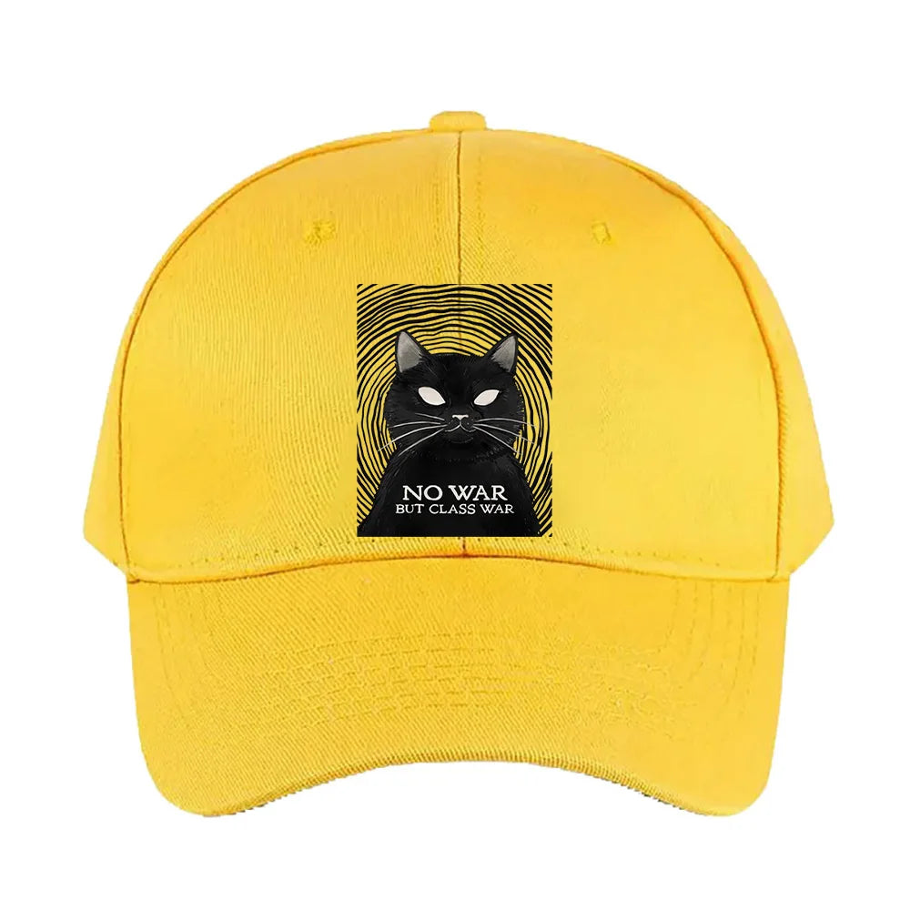 No War But Class War Cat Baseball Cap