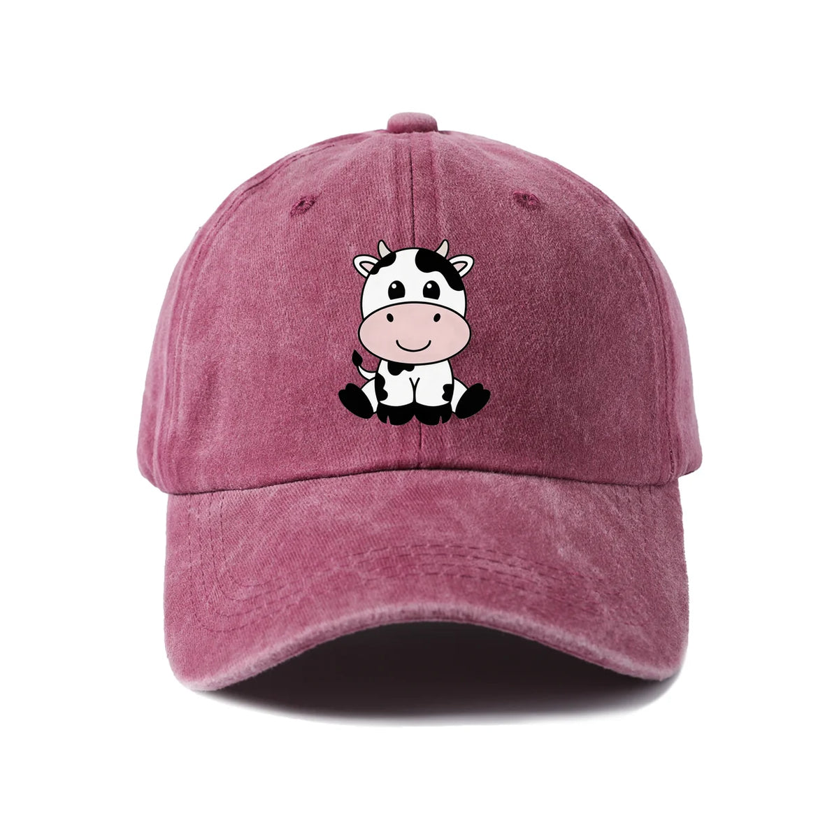 Cute Animal And Love Art Graphic Vintage Washed Baseball Cap