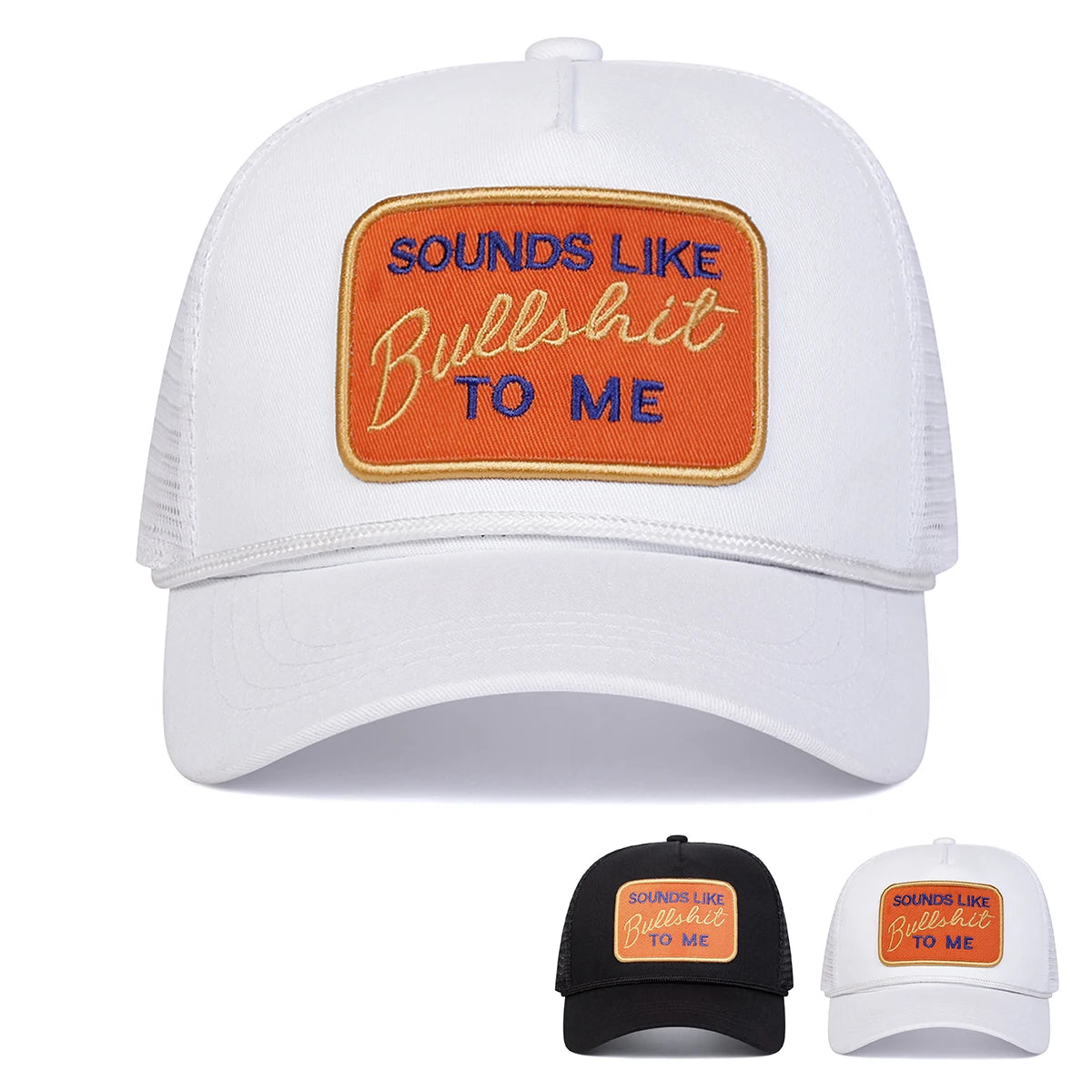 Unisex Letter Embroidery Baseball Net Caps
