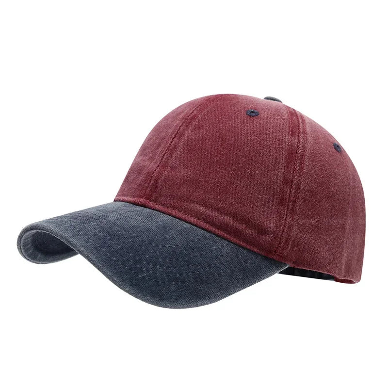 Vintage Washed Baseball Cap For Men