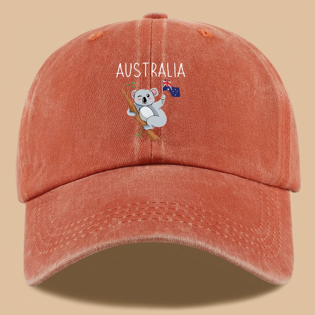 Australia Koala & Flag Baseball Cap